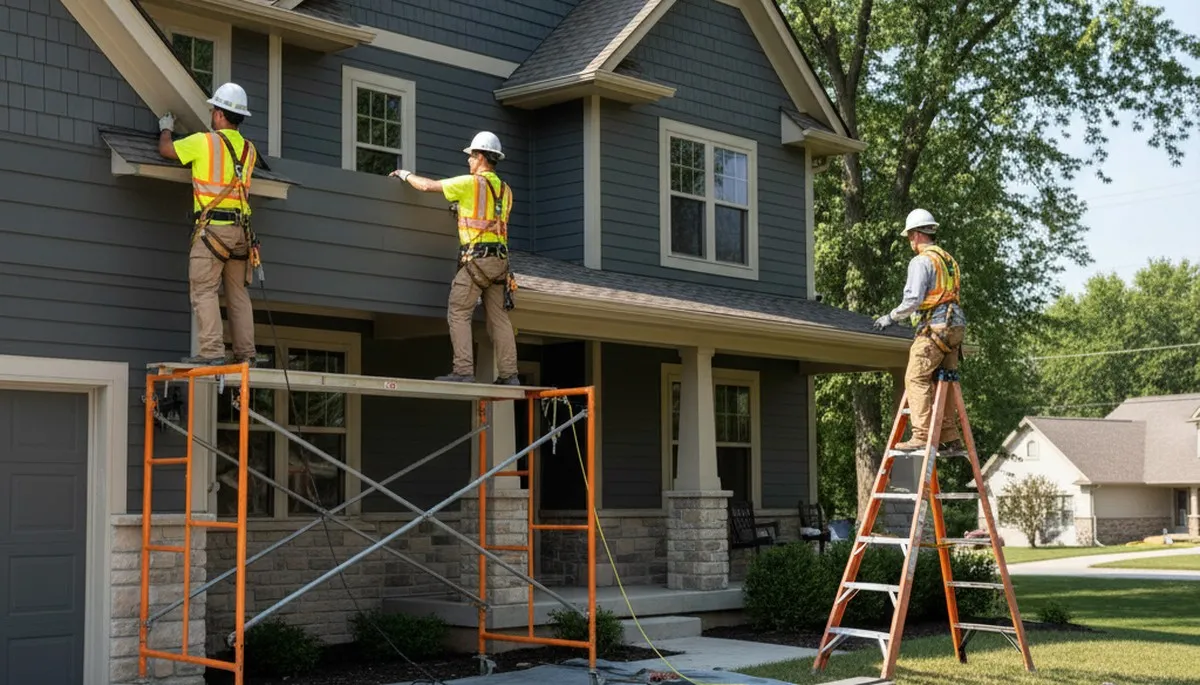 Indianapolis, IN siding repair service for residential exterior siding restoration