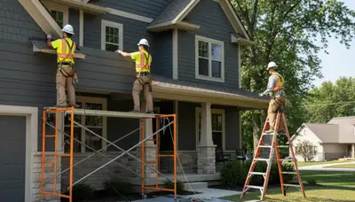 Indianapolis, IN siding repair service for residential exterior siding restoration