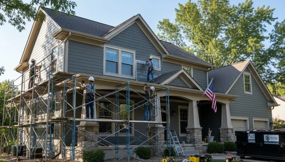 Siding repair service in Indianapolis, IN for residential exterior siding maintenance and replacement