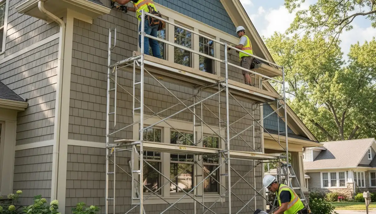 Siding repair in Indianapolis, IN by a professional siding contractor