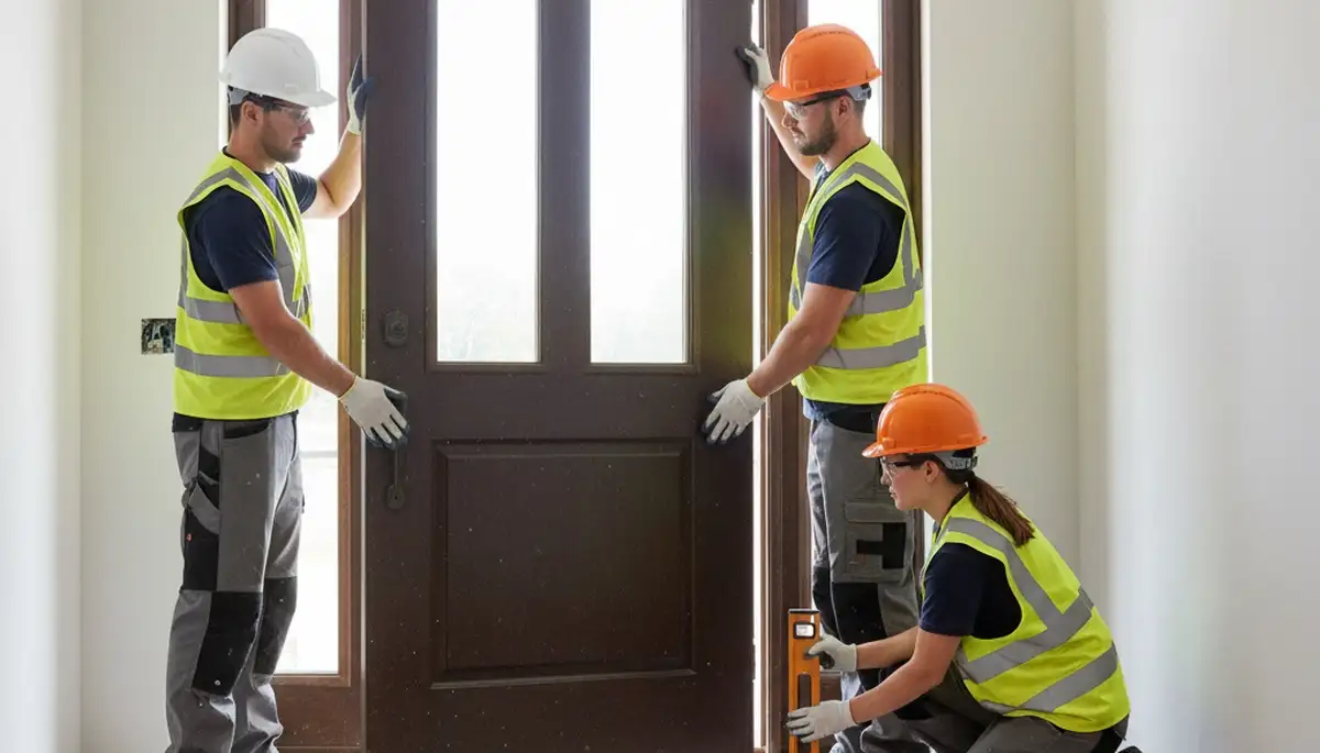 Indianapolis, IN siding repair and door installation by FX Remodeling & Exteriors for local homes
