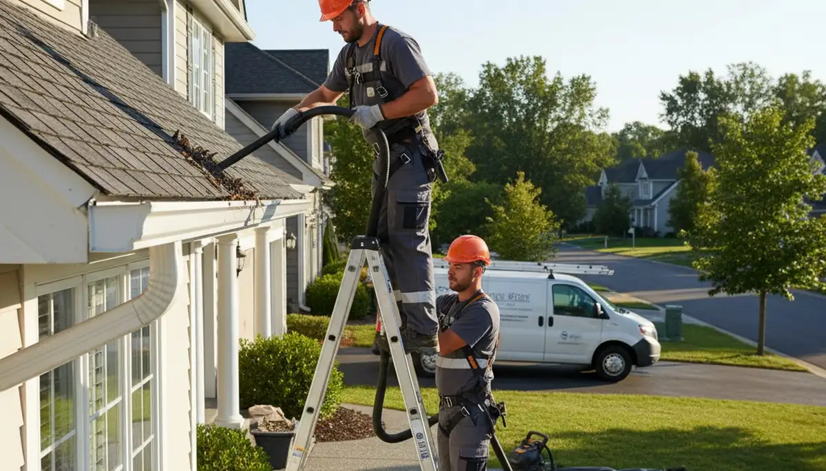 Indianapolis gutter cleaning service helping protect homes from water damage