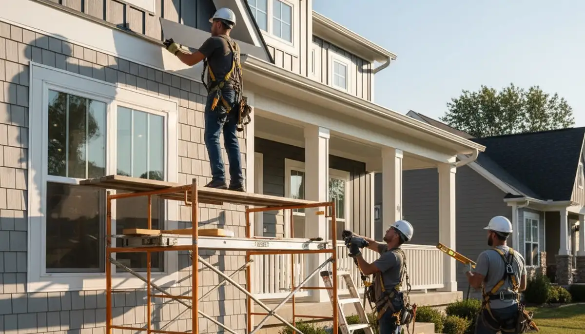 Indianapolis, IN siding repair services for residential and commercial exterior siding damage