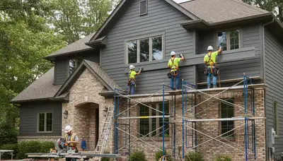 Siding repair service in Indianapolis, IN for damaged home exterior panels