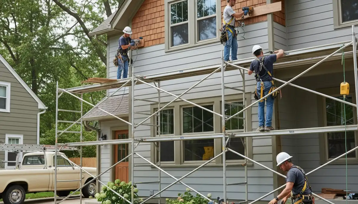 Indianapolis, IN siding repair service for damaged home exterior panels