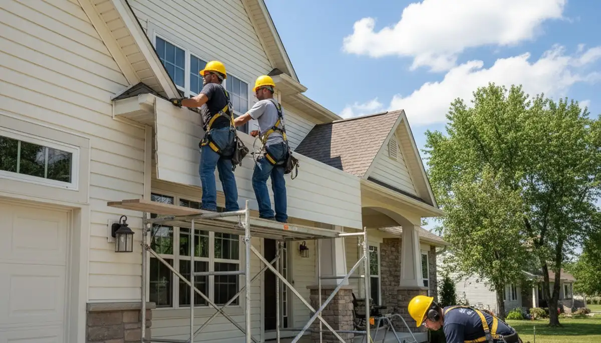 Siding repair services in Indianapolis, IN for residential and commercial homes