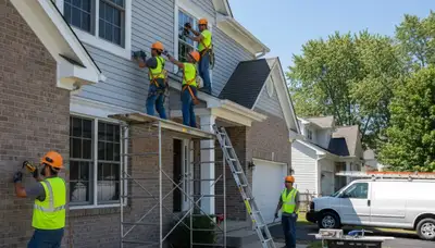 Siding repair service in Indianapolis, IN for damaged home exterior panels