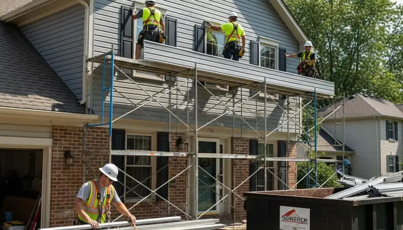 Siding repair service in Indianapolis, IN for residential exterior home improvement