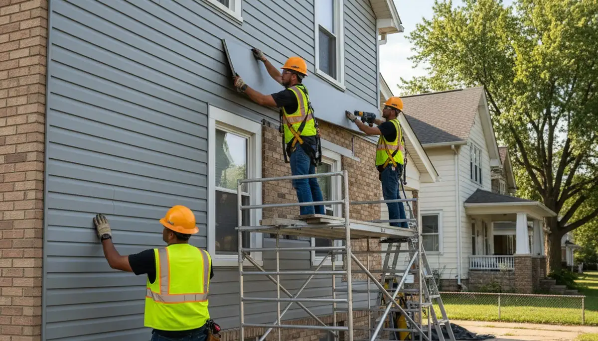 Siding repair services in Indianapolis, IN for residential and commercial exterior siding issues