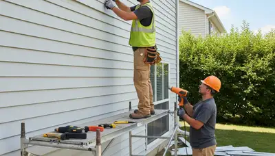 Vinyl siding repair in Indianapolis, IN for cracked and storm-damaged exterior siding